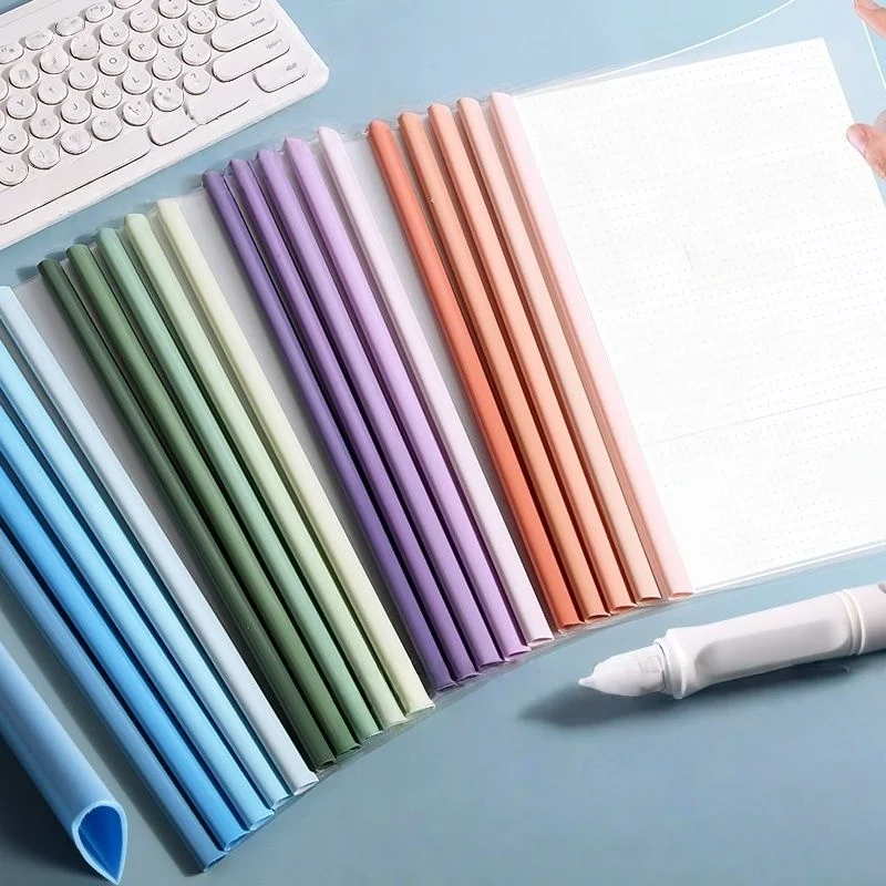 

Градиентная прозрачная папка с тяговым стержнем, утолщенная папка формата А4 с каплей воды для организации и хранения тестовых документов