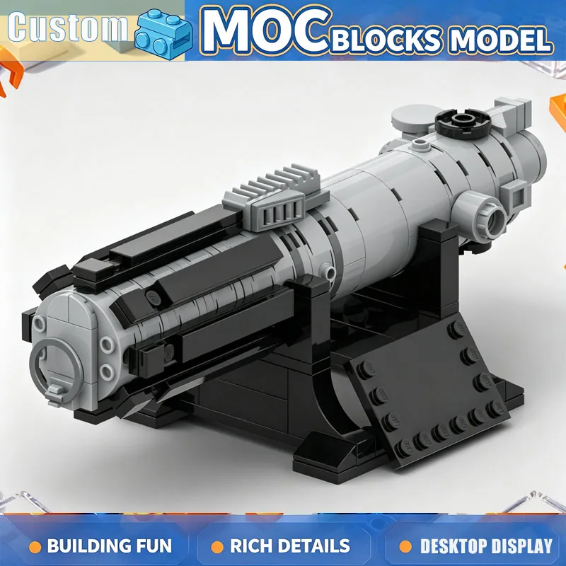 NEW 173PCS MOC Grey Energy Sword Model Building Blocks Custom Puzzle DIY Assembly Creative Educational Toy Festival Popular Gift