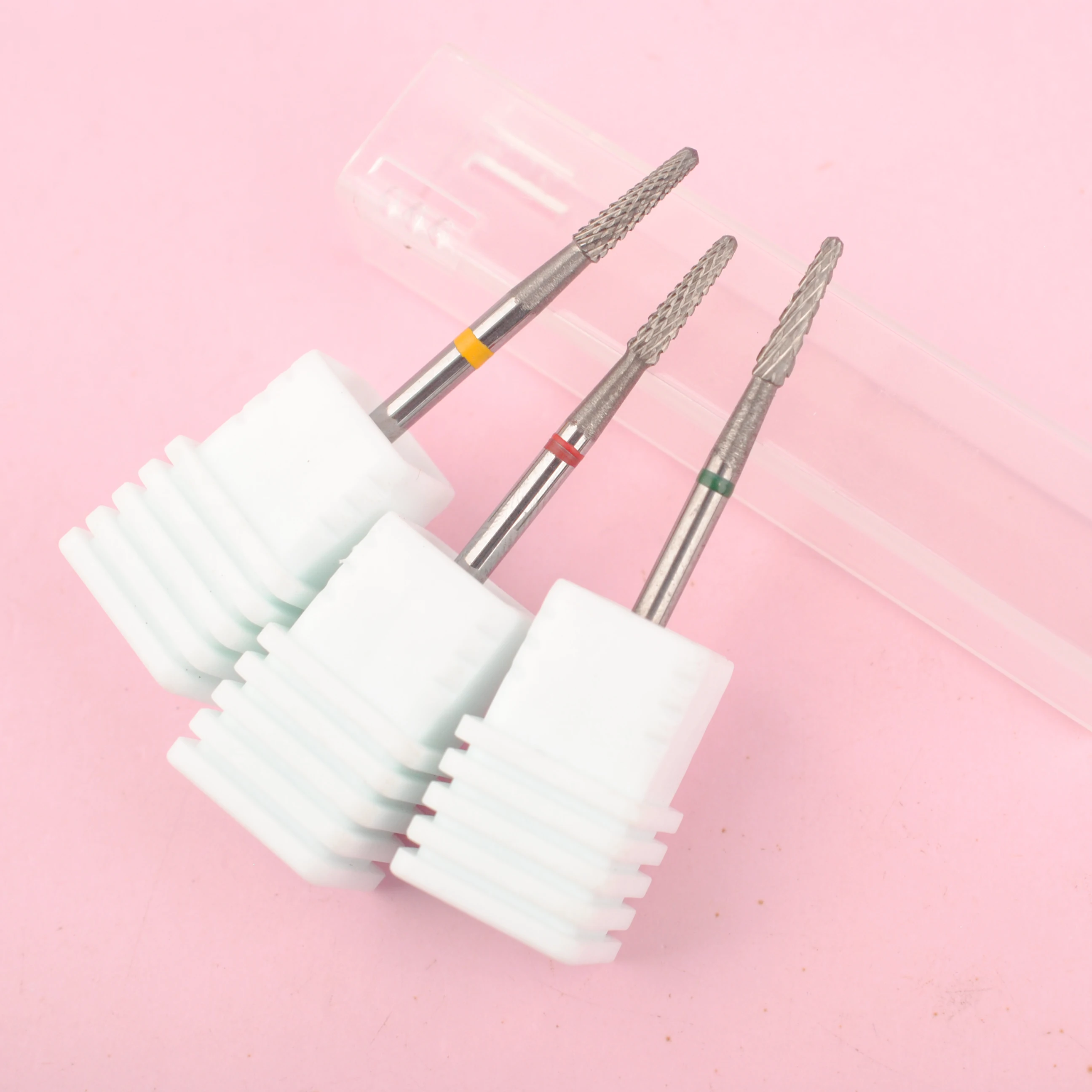 1pc punta da trapano per unghie in metallo duro fresa elettrica per manicure ruota bava rimuovere strumenti per smalto gel accessori per lime per unghie