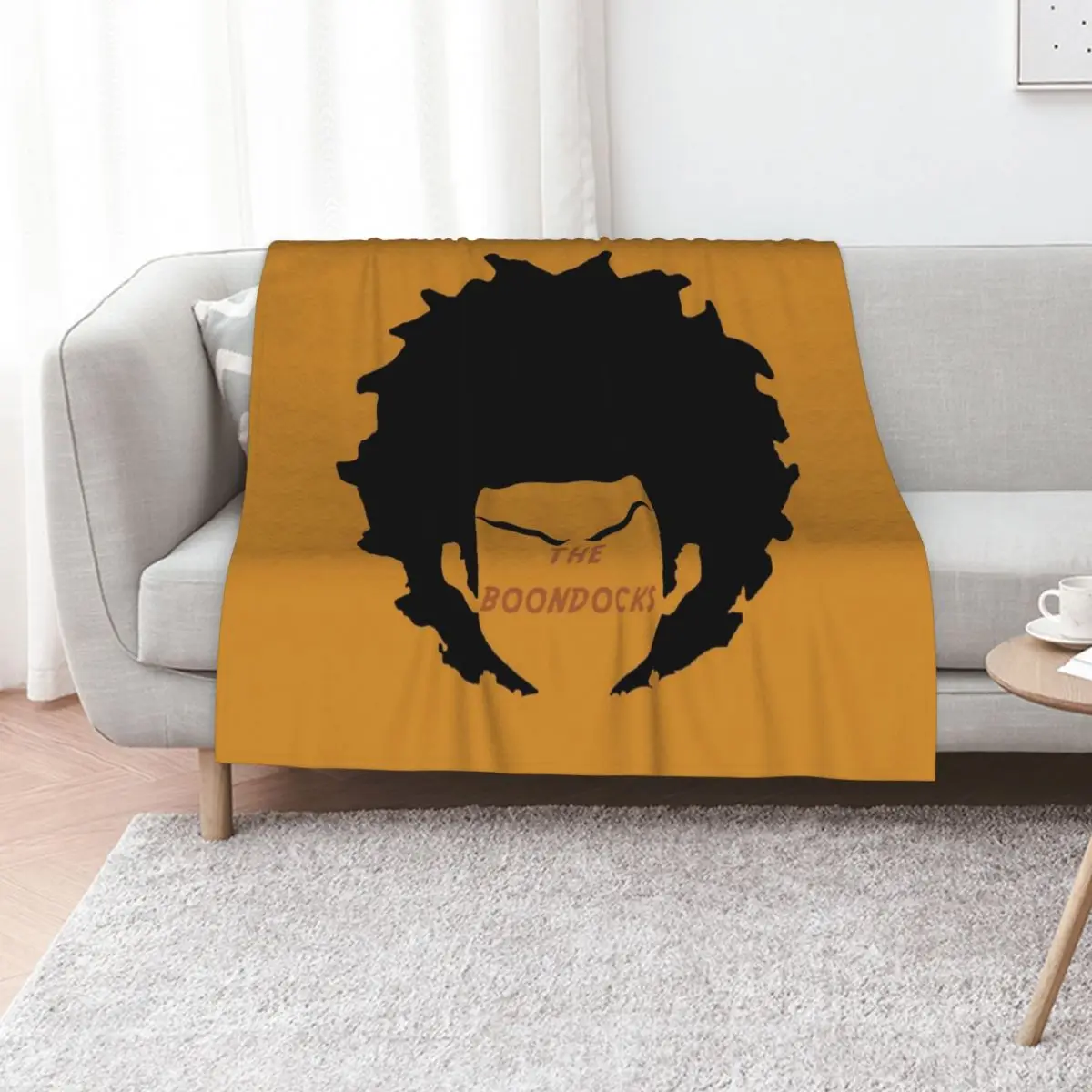 The boondocks Throw Blanket Anti Shedding Soft Fuzzy Blanket for Home