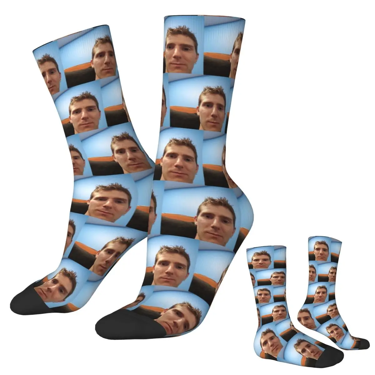 Linus エッチングヒントソックス原宿高品質ストッキングオールシーズンロングソックスアクセサリー男性用女性用クリスマスギフト