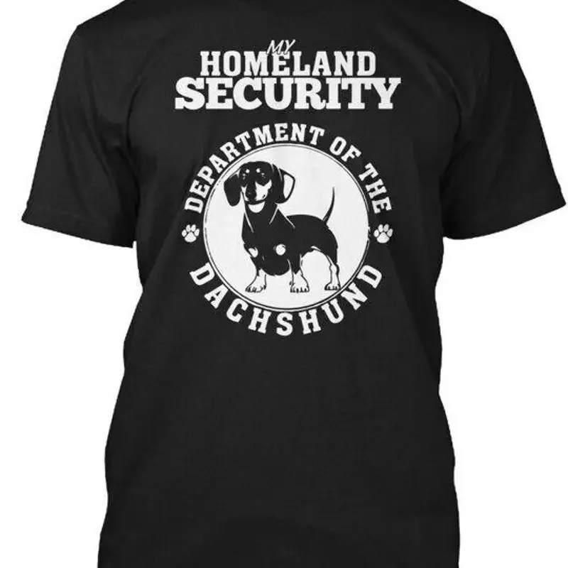 Camiseta Dachshund My Homeland Security Department Of The Na hecha en EE. UU. S 5XL