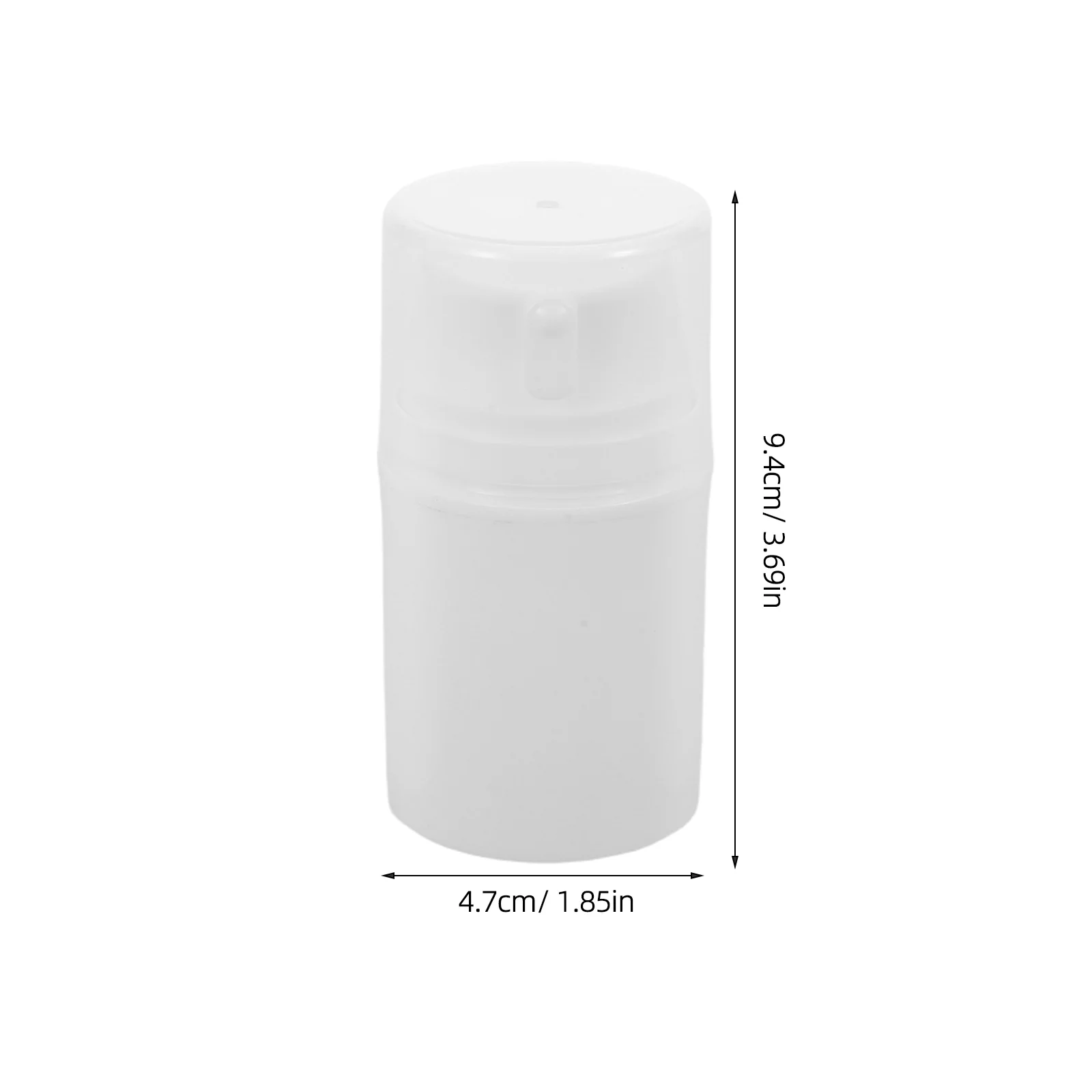 10 個の化粧品包装ボトル 50 ミリリットル詰め替え可能なエアレスポンプローションクリーム洗顔ディスペンサー旅行用プラスチック真空容器