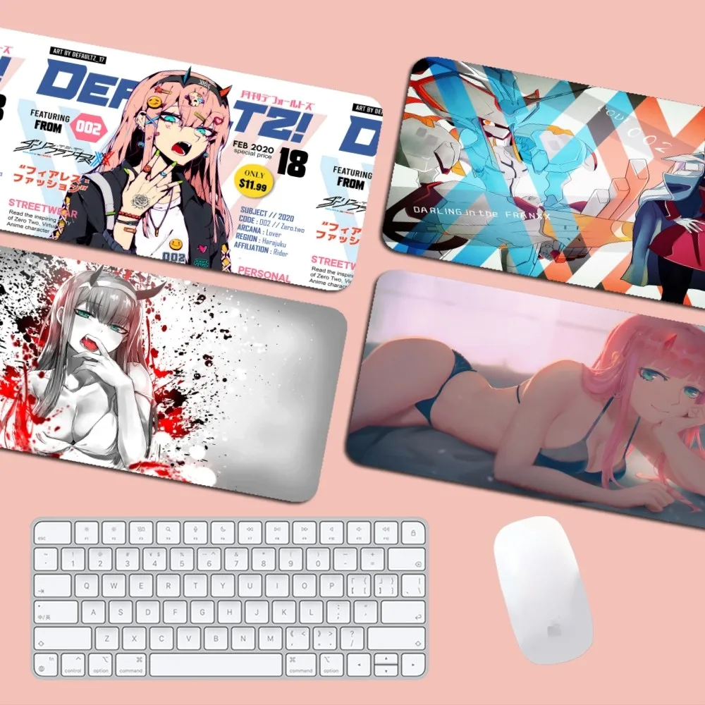 

Zero Two Darling In The Franxx Mousepad Boy Pad Natural Rubber Gaming Mousepad Desk Mat Size For Gameing World Of Tanks CS GO Ze