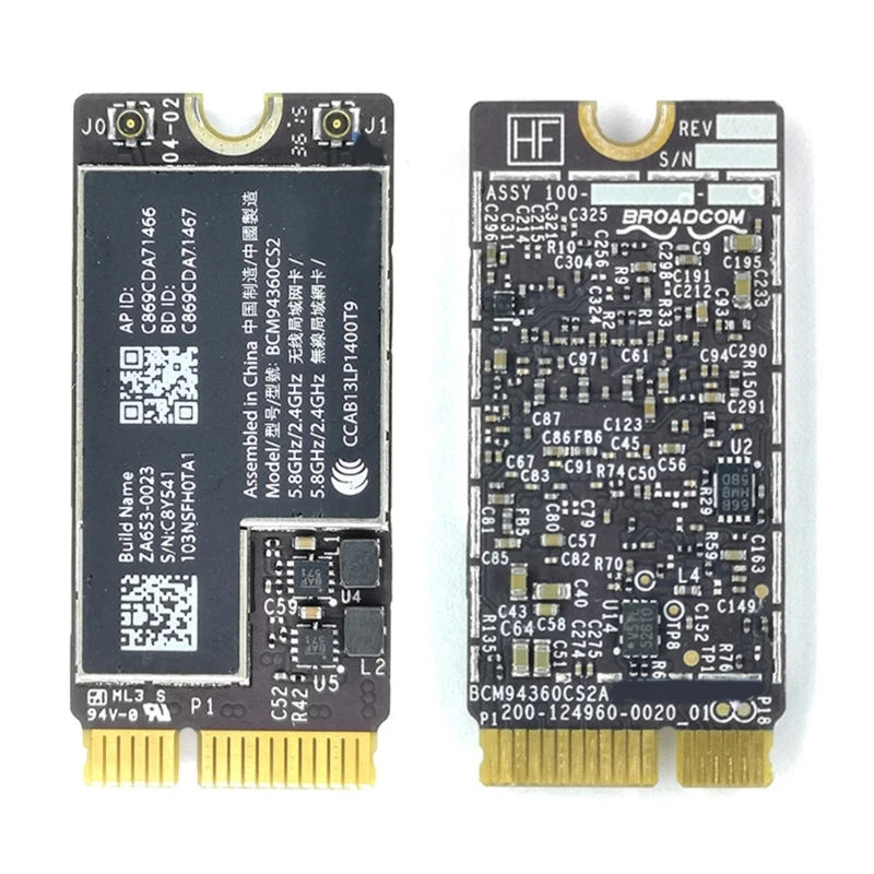 

Original BCM94360CS2 for A1466 A1465 Airport Wifi Wireless Card BT4.0 for Book Air 2013-2017 Machine Models MD760 MD761