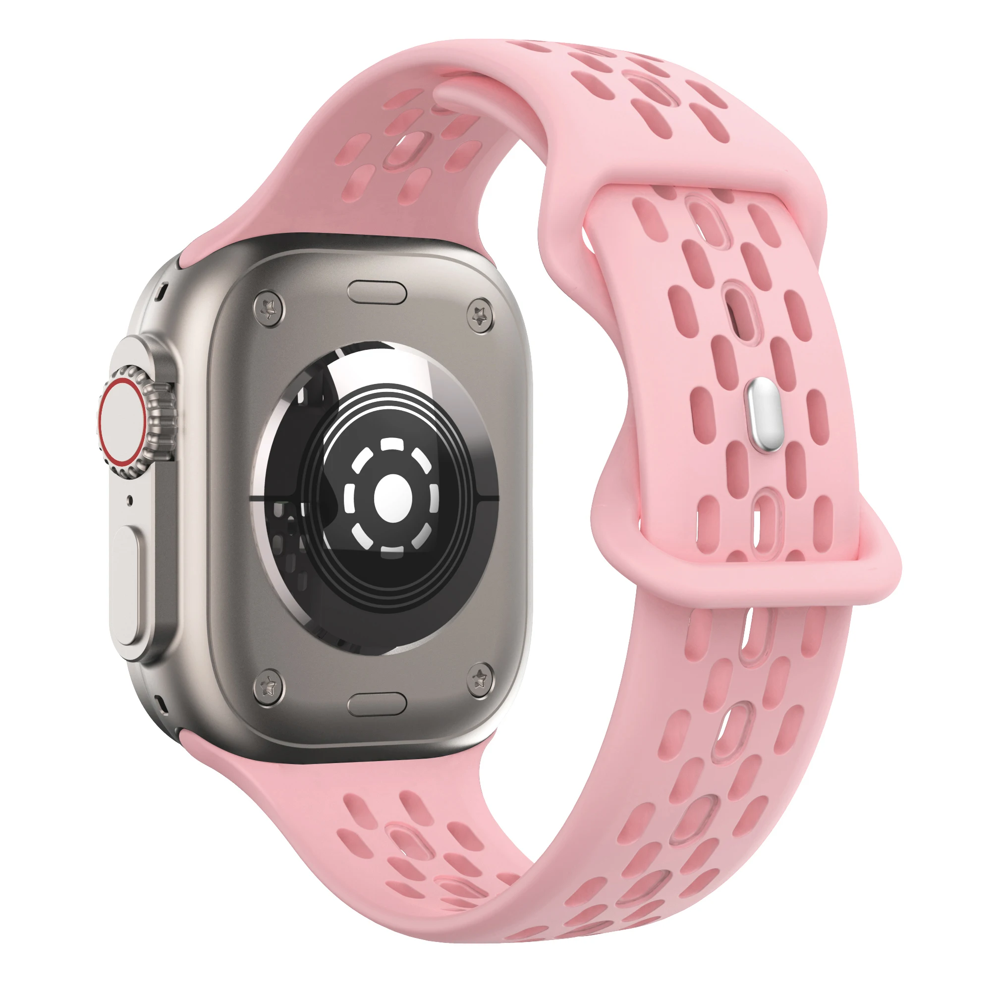 Colorful Butterfly Buckle Band for Apple Watch Band 49mm 40mm 41mm Watches Pink Lady Silicone Band for Apple Watch Series 4 5 6