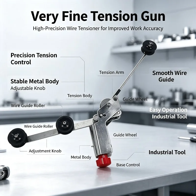 Ultra Fine Wire Tension Tension Meter For Copper Stranding Winding Machine Wire Buncher Pay Off Stand Tension Control Accessory
