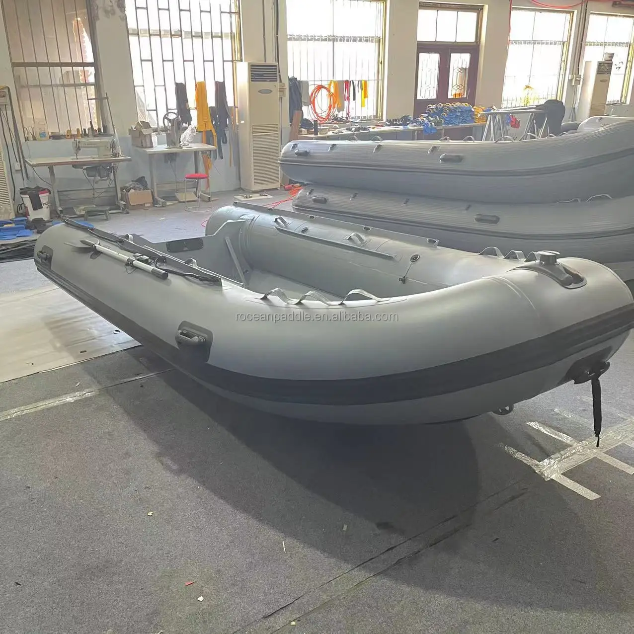 CE Deep V Aluminum Hull Orca Hypalon Or PVC 1.2mm Inflatable Yacht Tender Rib Boats 480 For Fishing