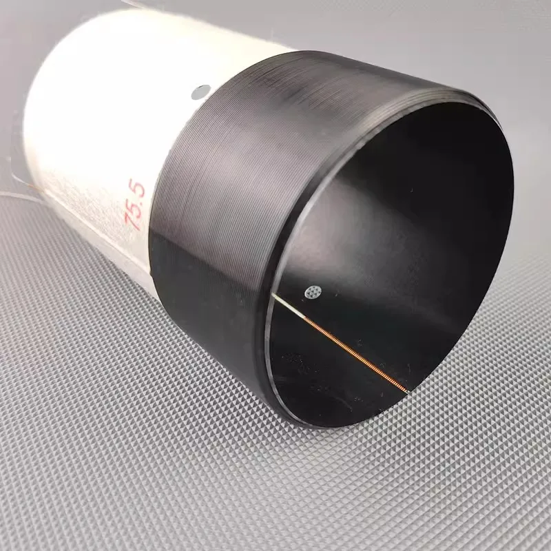 GHXAMP 75,5mm Schwingspulen-Subwoofer - Schwarzer Aluminiumrahmen, Hochleistungs-Doppelleitung, 4 Ohm+4 Ohm Hochtemperaturbeständig 1 Stück – Detail 5