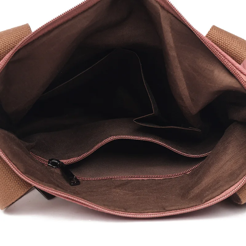 Borsa a tracolla in tela da donna borsa a tracolla multifunzionale da esterno di moda borsa a tracolla da pendolarismo di grande capacità da donna