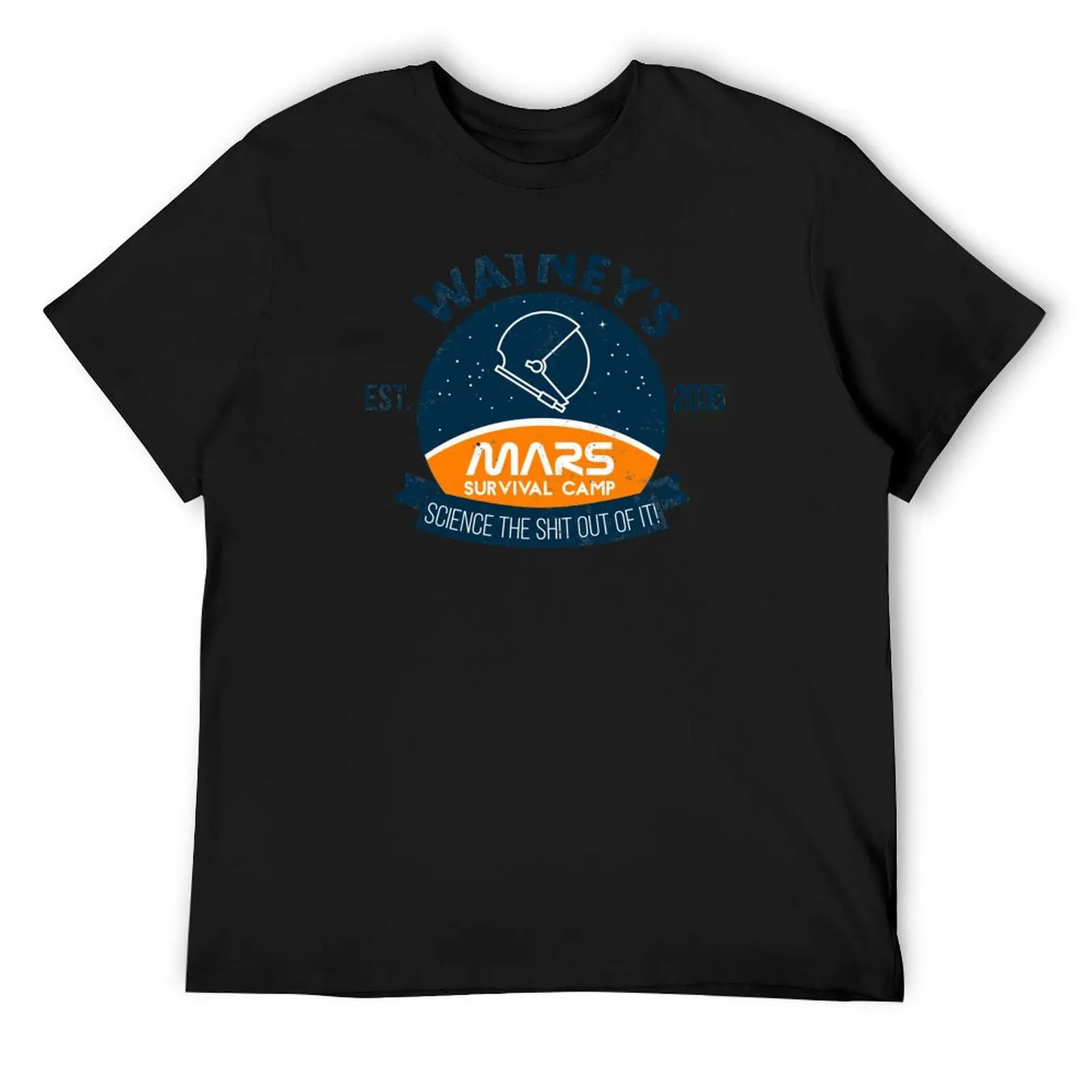 Watney's martian survival camp T-Shirt essential t shirt graphic t shirt vintage tee shirts for men