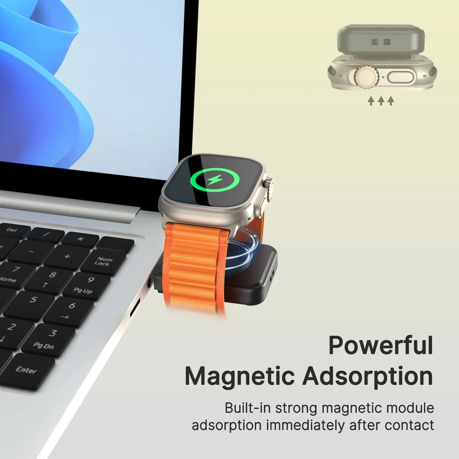 شاحن لاسلكي مغناطيسي لساعة سامسونج غالاكسي ، 6 ، 6 ، 5 ، 5 برو ، 4 ، 4 ، الكلاسيكية ، 3 ، النشطة 2 ، نشط 1 ، شاحن ساعة غالاكسي #3