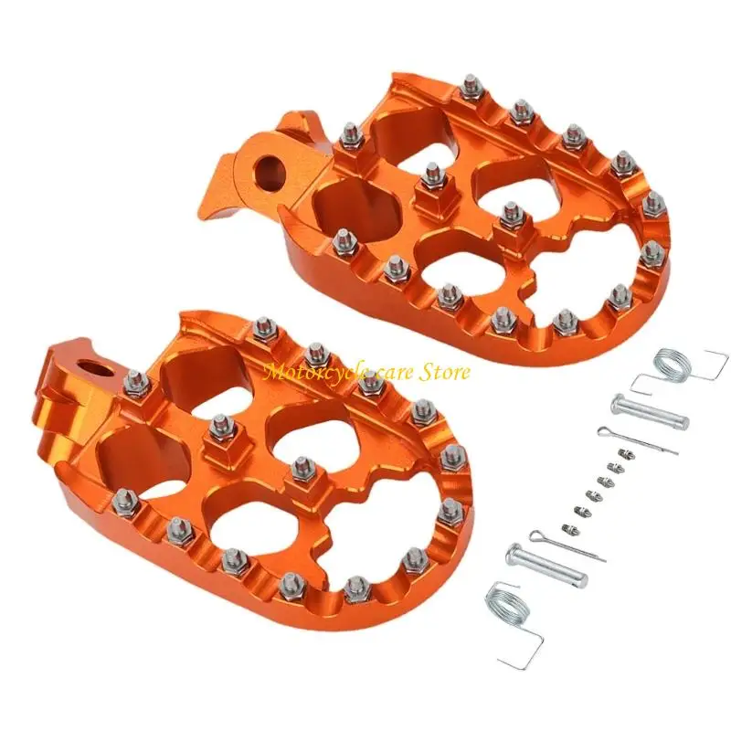 U75F Corrosion Resistant Nonslip Motorcycle Foot Pegs Provides Excellent Grip And Corrosion Resistance For Optimally Grip 2pcs