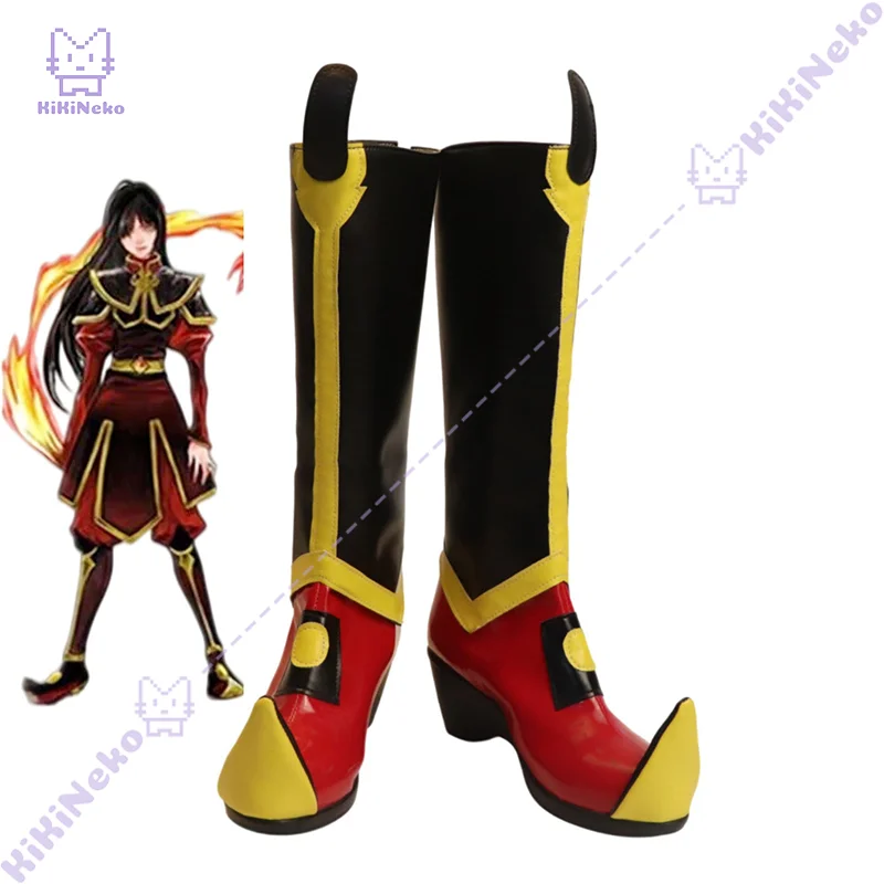 Anime Azula Cosplay Shoes Custom Made For Halloween Comicon Party Adult Women Men