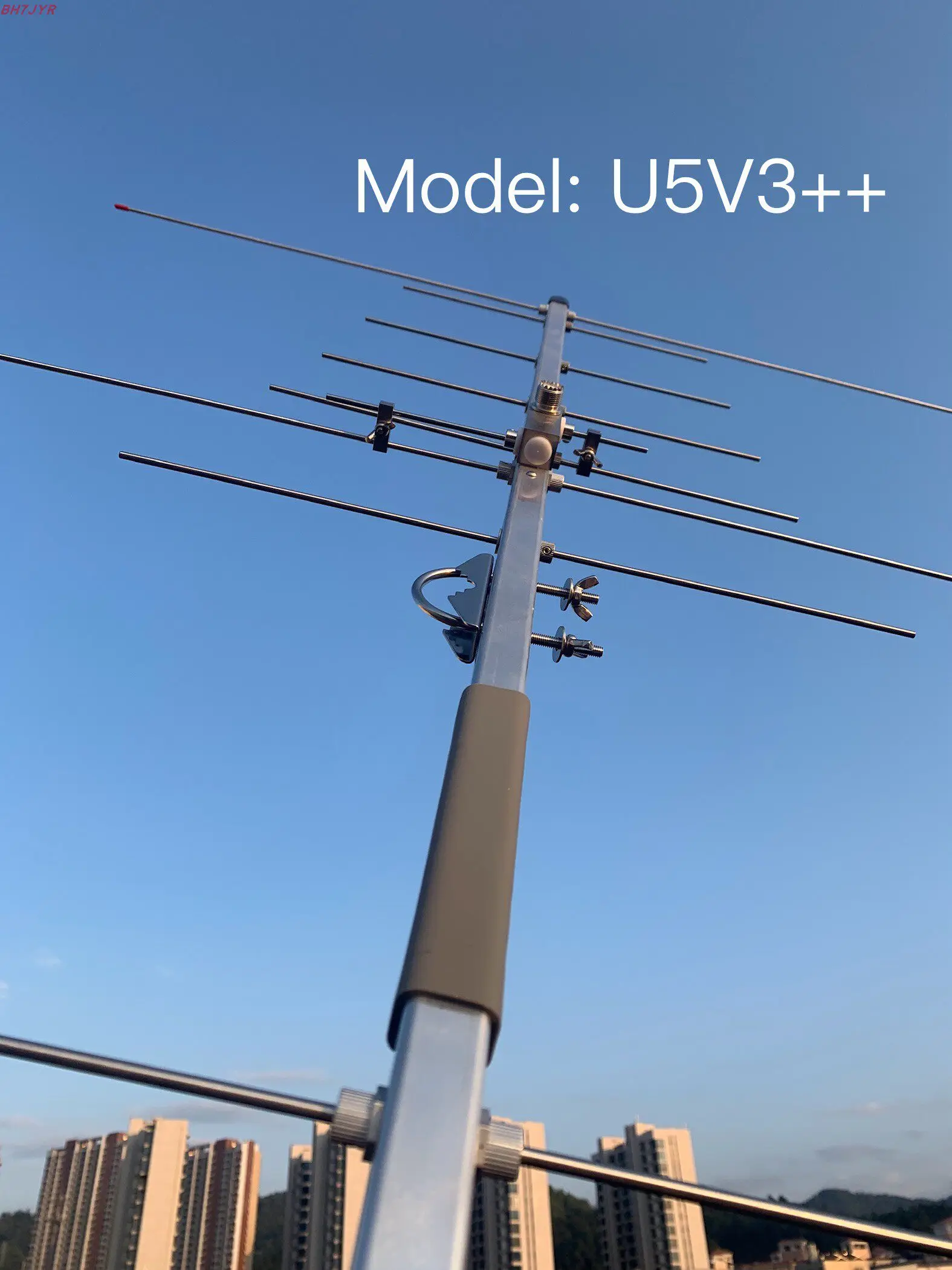 UV Dual-Band U5V3 Directional Yagi Antenna, for Space Station Communication, Simplex Frequency, Repeater, Multi-purpose Antenna
