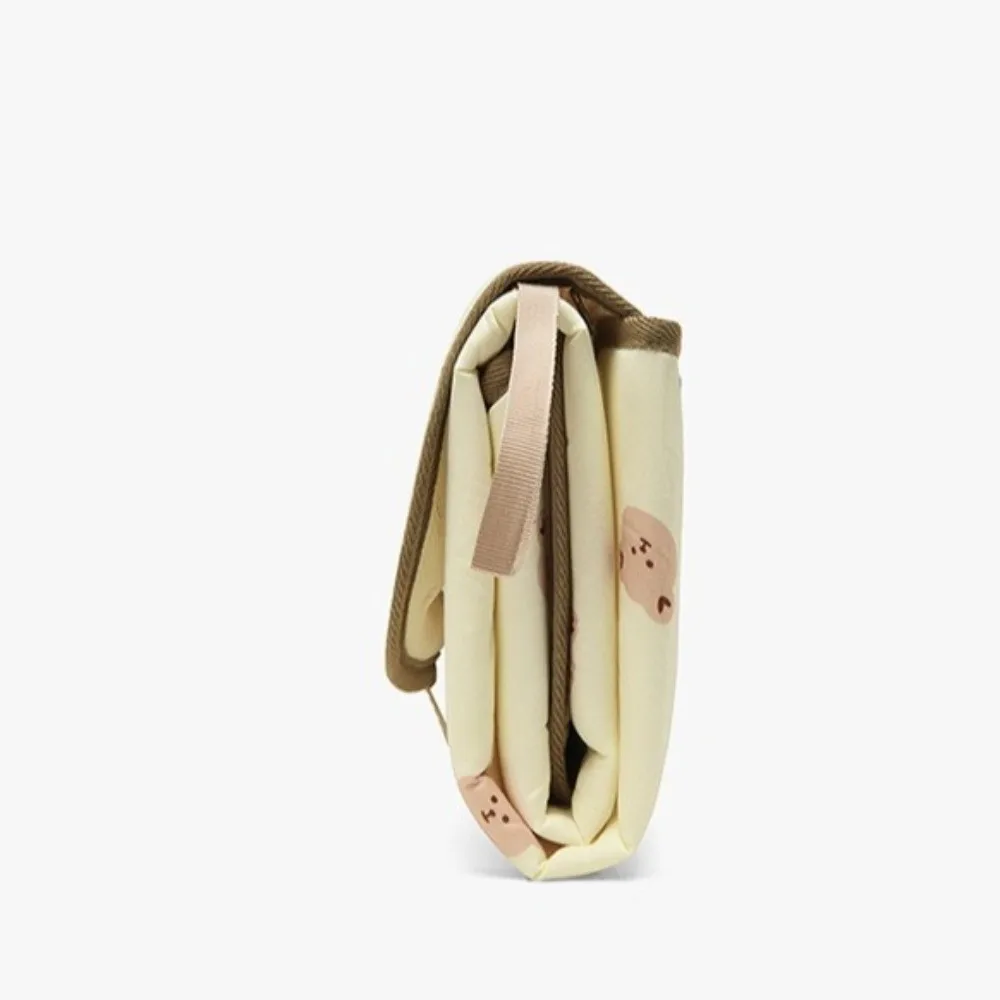 طوي حفاضات تغيير الوسادة مقاوم للماء انفصال الطفل الرضيع حفاضات البول حصيرة مريحة الدب الفراش تغيير غطاء الوسادة #4