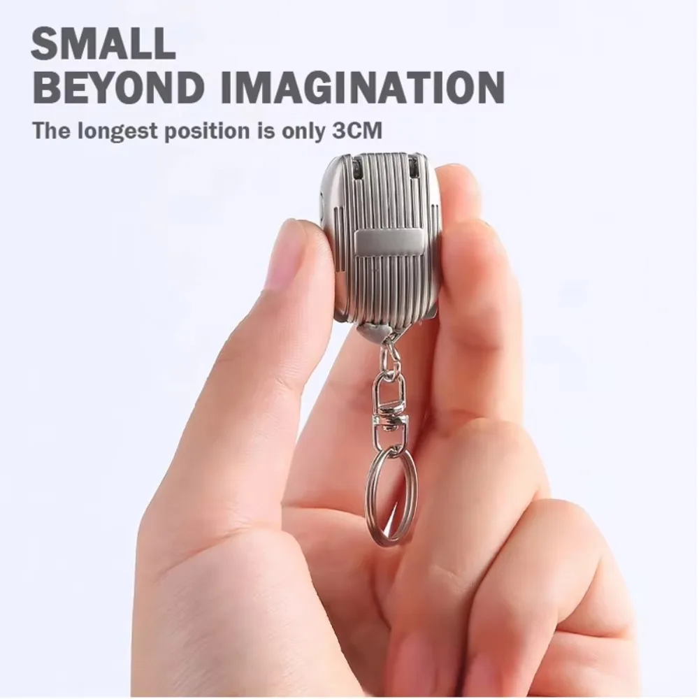 크리 에이 티브 스테인레스 스틸 미니 손톱깎이 절묘한 휴대용 접이식 손톱깎이 키 액세서리 매니큐어 도구