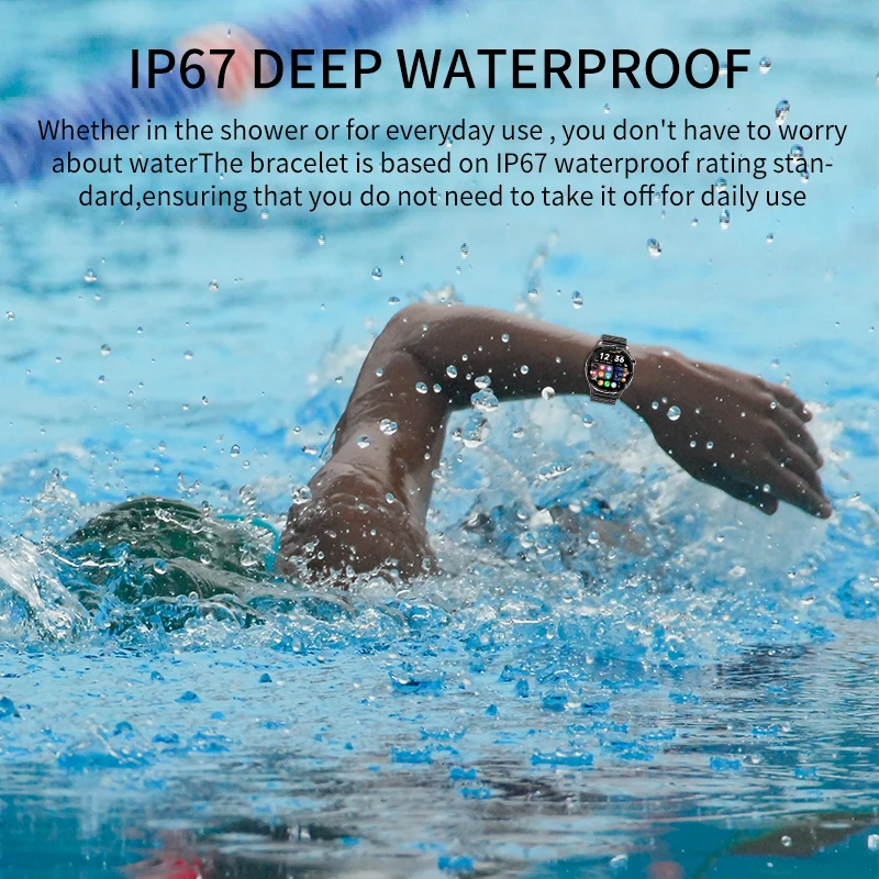 Смарт-часы LIGE мужские с Bluetooth, водостойкие, 2022 градусов