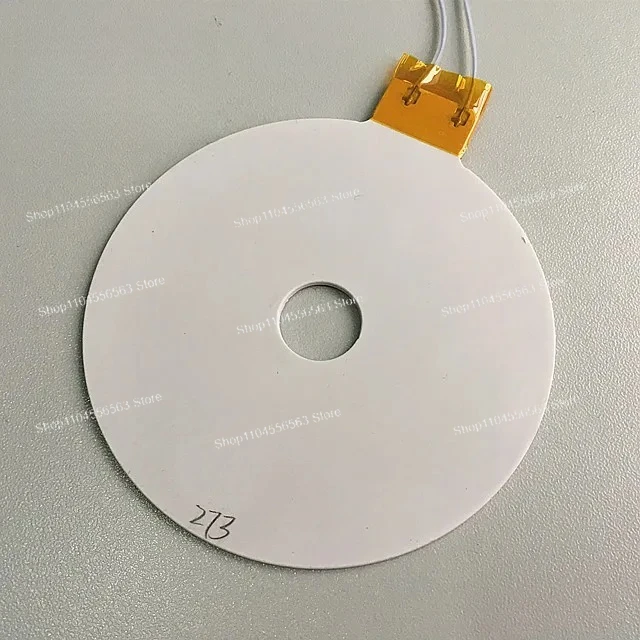 Annular Ceramic Heating Plate MCH Alumina High Temperature Ceramic Heating Plate Outer Diameter 78mm Inner 14mm220v260w