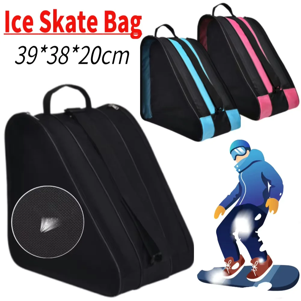 

Kids Figure Skating Bag Single Shoulder/Handheld Thicken Inline Skates Bag Skates Storage Bag Roller Skate Accessories for Kids