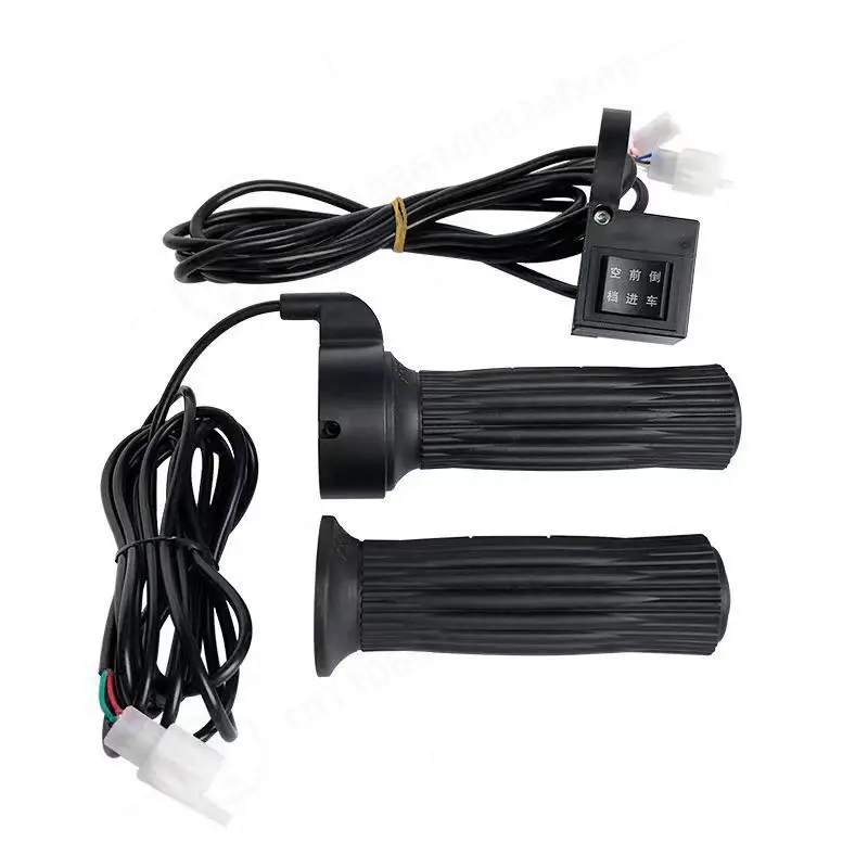Throttle Twist Grip Speed Control Handle Forward Reverse Gear Switch for Electric Tricycle Battery Cart Replacement Parts
