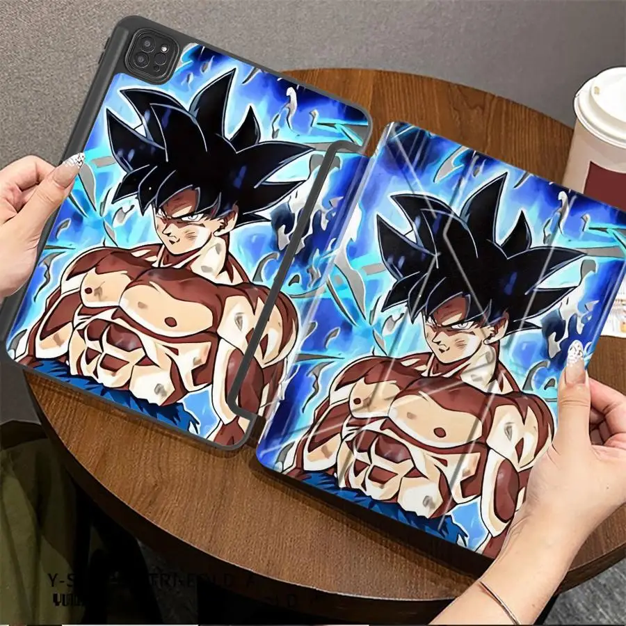

Dragon Ball Anime Cool Son Goku Holder Cover Tablet Case For iPad Pro 2025 Air 4 5 M3 M2 1 2 M4 11inch Mini 6 7 Pro 11th 10th