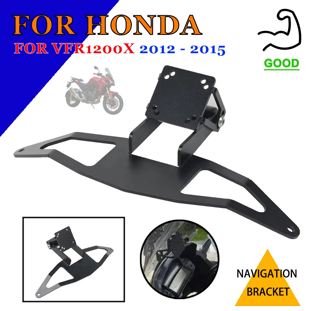 

Motorcycle Mobile Phone Holder GPS Navigation Bracket For Honda VFR1200X Crosstourer VFR1200 VFR 1200 X 1200X 2012 - 2015