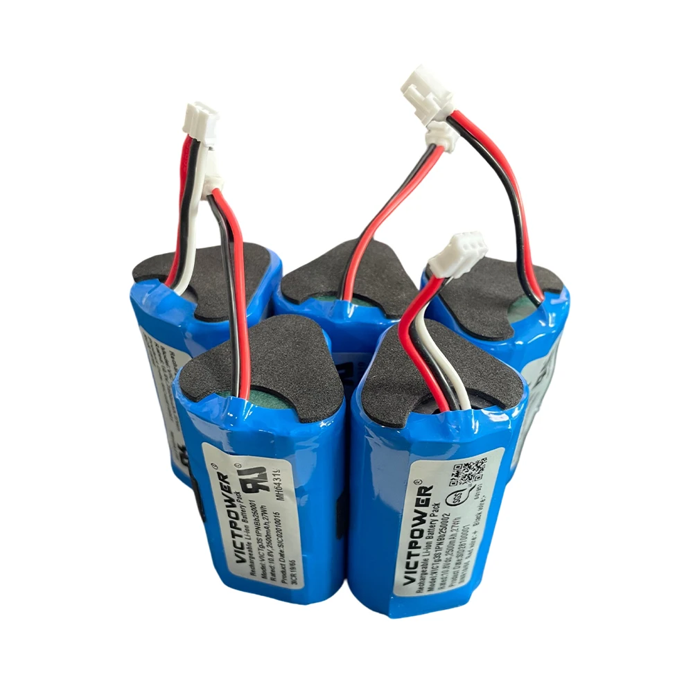 VICTPOWER 12V 11.1V 10.8V 18650 Li-ion Battery Pack 3S Triangle 2500/3500mAh for Security Monitor RC Drone Massage Gun Speaker