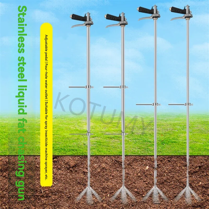 4 Hole Liquid Fertilizer Injector Easy Operation For Family Orchard Farm Crop Deep Root Liquid Topdressing Daily Plant Nutrition