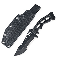 HX OUTDOORS  Full Tang TRIDENT Survival Knife Army Hunting 58HRC Full Tang Straight Knives Essential Tool Outdoor Tools