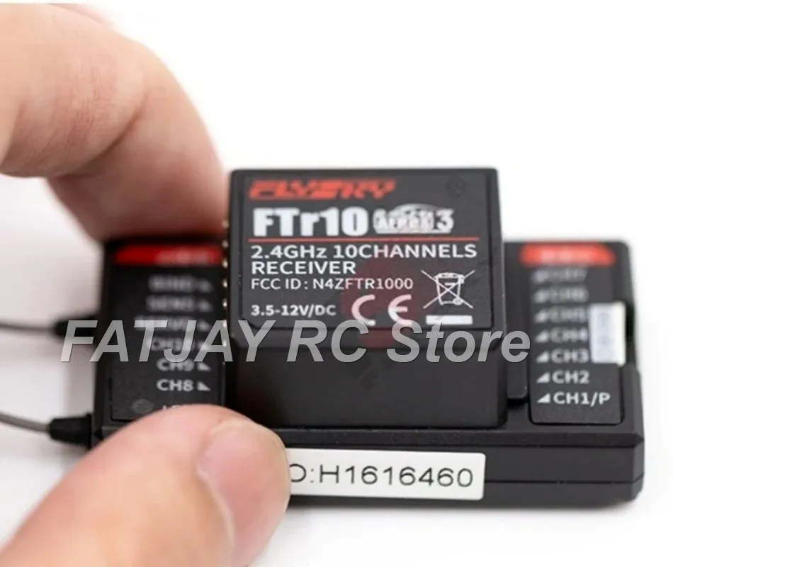 10-Channel Dual-way Waterproof Receiver FATJAY FLYSKY FTr10 PPM/IBUS/SBUS Output for PL18 NB4 RC Aircraft Boats