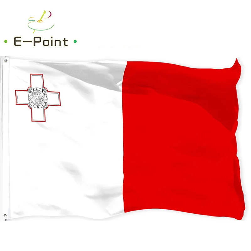 Malta National Country Flag 2ft*3ft (60*90cm) 3ft*5ft (90*150cm) Size Christmas Decorations for Home Flag Banner