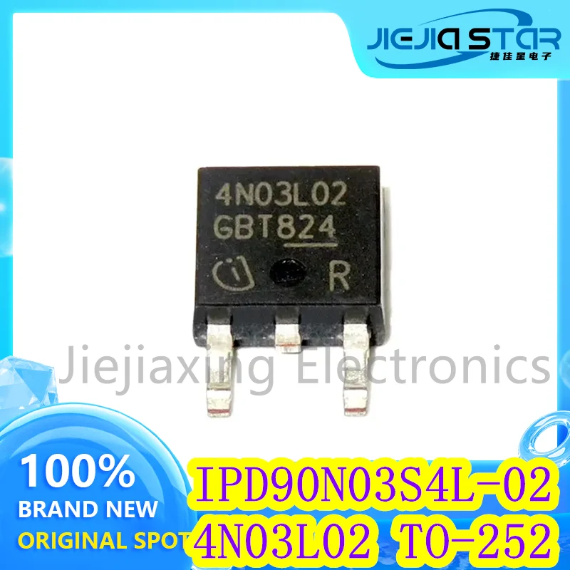 (5/20pieces) IPD90N03S4L-02 TO-252 4N03L02 90A 30V N-channel field effect tube brand new original electronics in stock