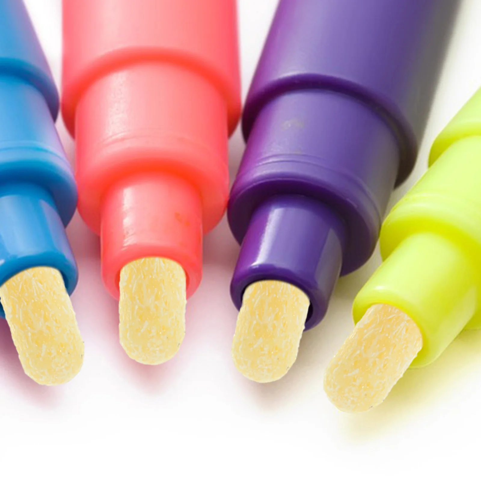 25 Pcs Paint Pen Marker Refill Oil Tips Fiber Point Replacement Nibs Yellow Classroom Accessories