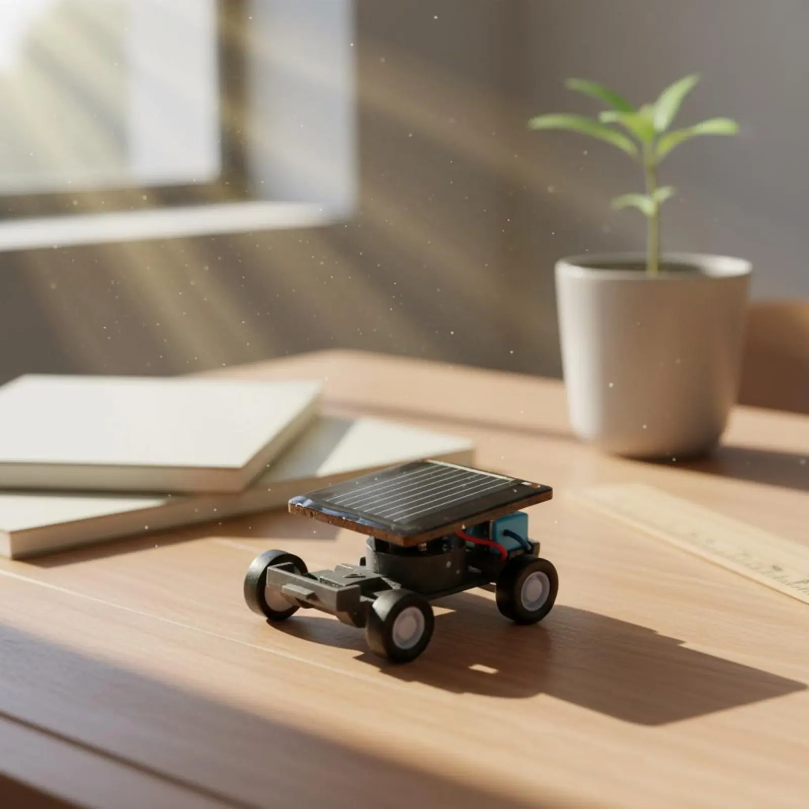 

Мини-автомобиль на солнечной энергии, не требующий батарей, набор для самостоятельной сборки, работающий от солнечного света, практическое обучение для класса и улицы