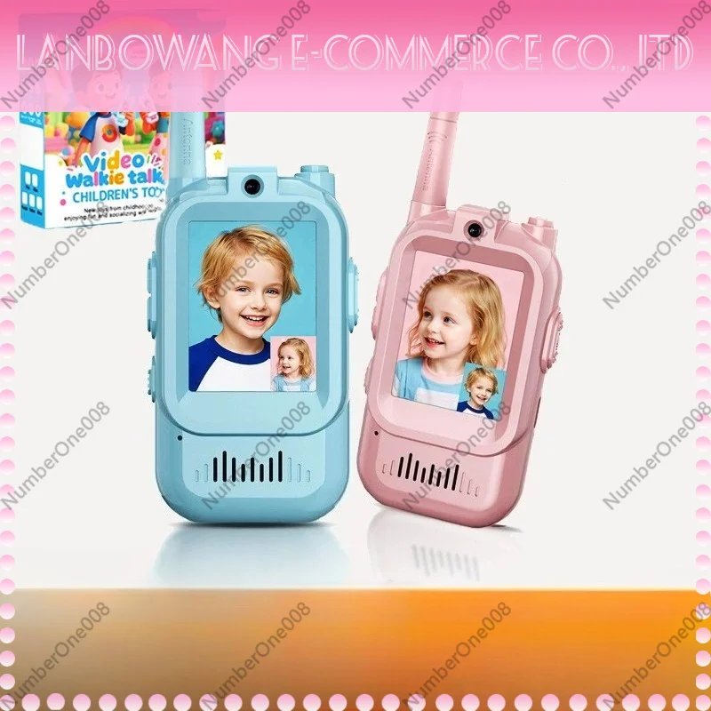 Visual Children Video Walkie Talkies Cartoon Cartoon Pager Clear Call Kids Toy Parent Child Interaction Birthday Gift Toy