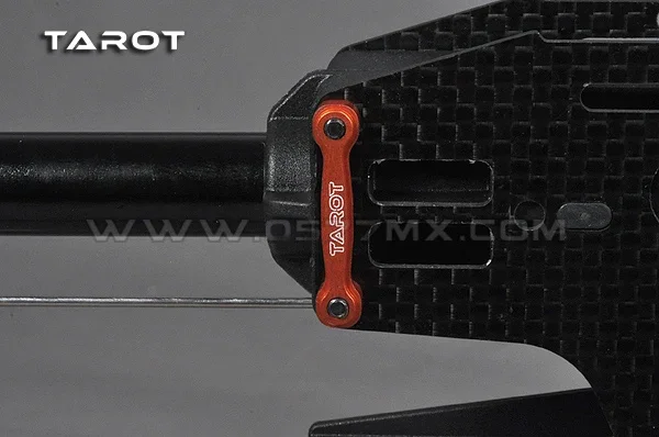 450 Pro Pro-V2 helicopter part Tarot Metal Enhanced Tail Boom Mount Holder lock set orange TL2786