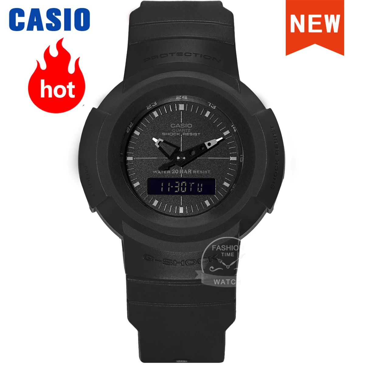 Casio Men G-SHOCK Top Brand Luxury Set Small Square Bluetooth Trend surf Quartz AW-500BB orologio sportivo da uomo militare