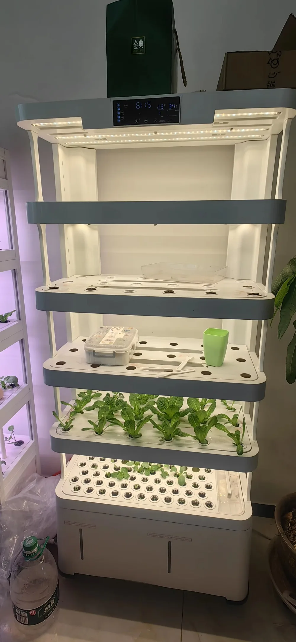 Soilless Cultivation Hydroponic Vegetable Intelligent Planting Machine Indoor Multi-layer Balcony Planting Rack Vegetable Small
