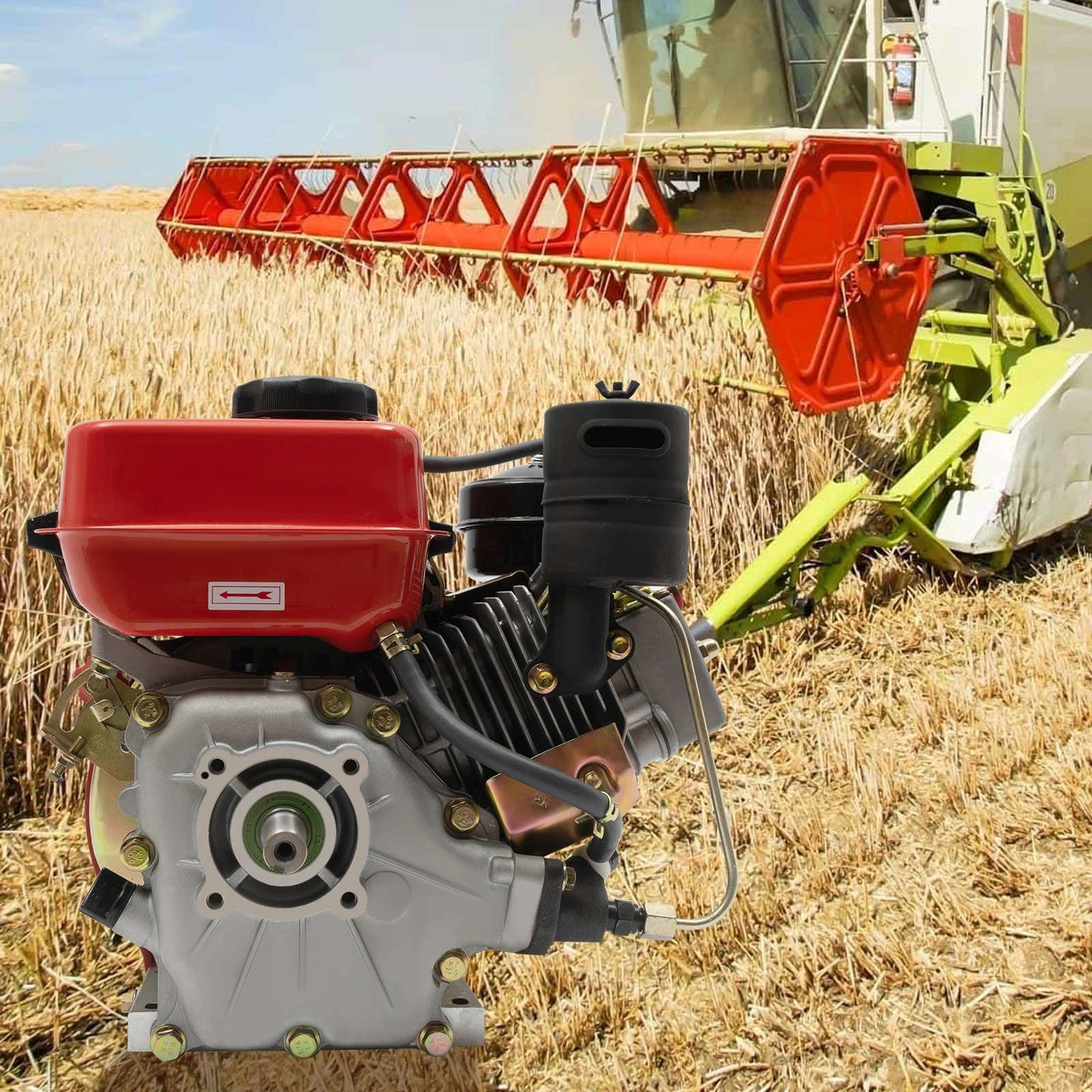 

4-тактный одноцилиндровый дизельный двигатель мощностью 3 л.с. с системой запуска отдачи для картин, мини-велосипедов, дровяных чипсов и дровокол.