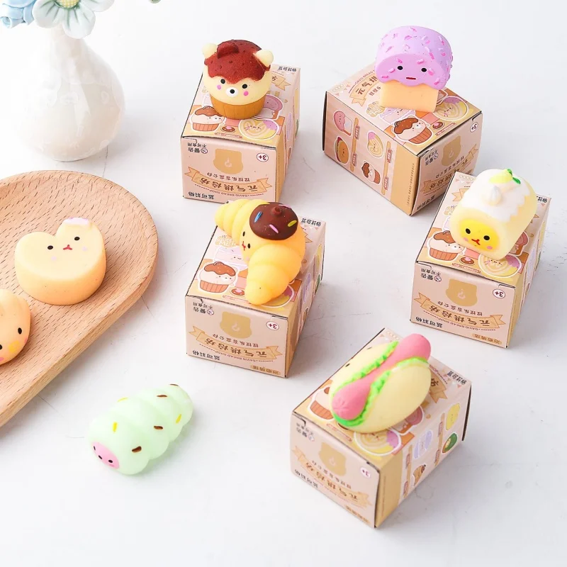 

New In Stock Best Seller Squishy Stress Relief Toy Baking Not Edible Series Trendy Blind Box Desktop Decorate Surprise Gifts
