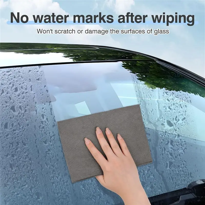 A22E-10PCS Thickened Magic Cleaning Cloths For Glass, Microfiber Cleaning Cloth, Microfiber Rag For Window, Cars 30X40cm