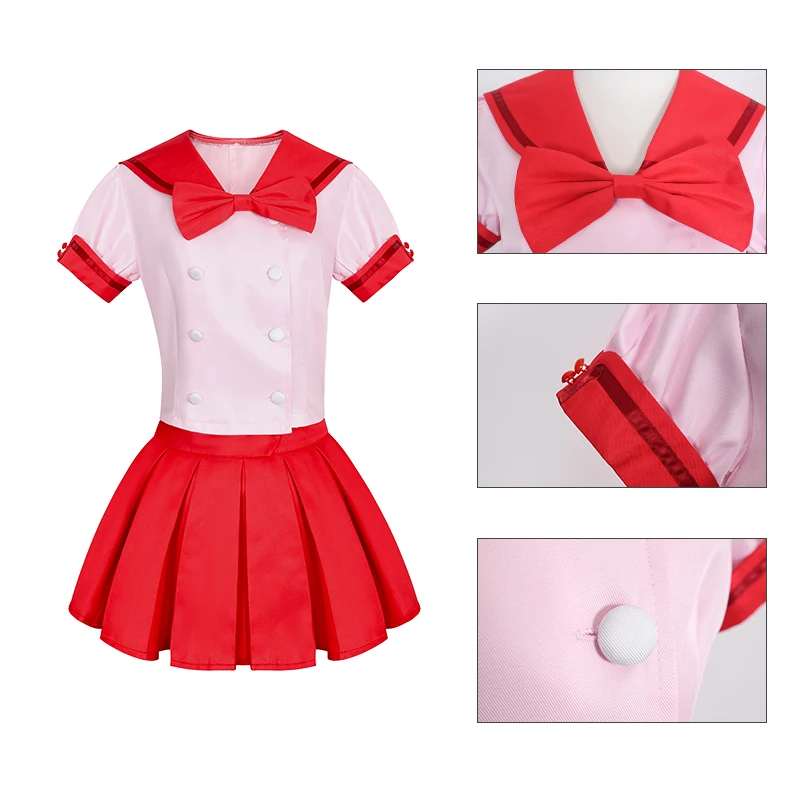 2025 anime sereia melodia nanami ruchia cosplay traje menina lolita saia superior conjunto jk uniforme halloween carnaval roupas outfit