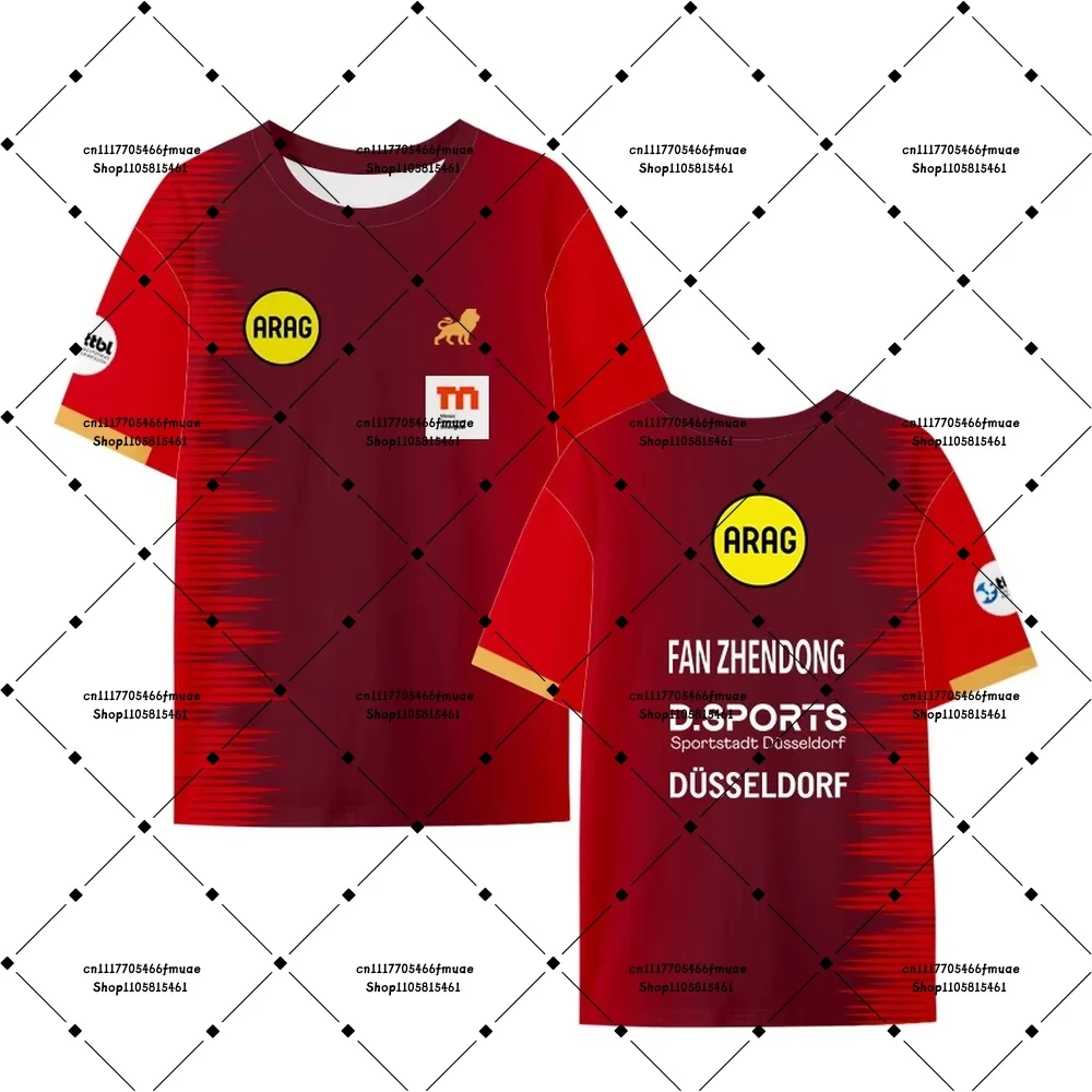 2026 Fan Tischtennis-Trikot Herren Kurzarm T-Shirt Sport-Trainings-T-Shirt, Fan Zhendong Fan T-Shirt für Tischtennis-Fans