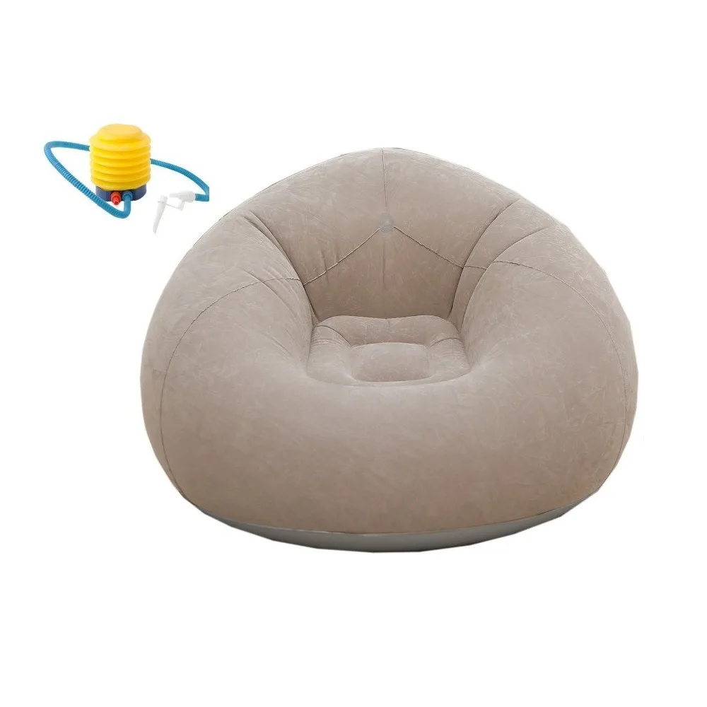 

Durable Soft Inflatable Chair Foldable Multi-Purpose Garden Chair Lightweight Comfortable Single Inflatable Sofa Living Room
