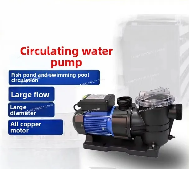 Fish farm pond filtration corrosion-resistant 380-degree hot spring three-phase circulation pump