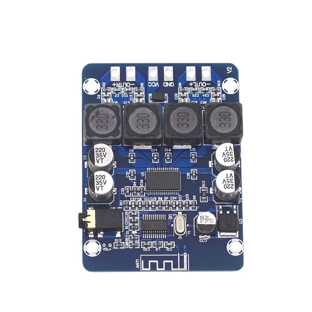 high quality XH-M314 TPA3118 2x45W 12V 24V Stereo audio Bluetooth Digital power Amplifier Board amplificador