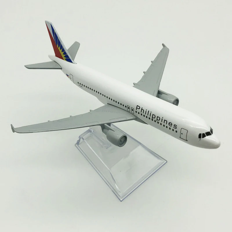 16cm Metal Aircraft Western Philippines Aircraft Model Airlines Airplane Diecast Model Aviation Miniature Home Decor Boy Toy