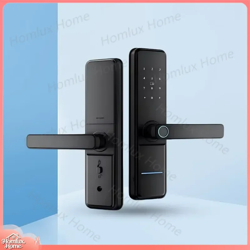 Fingerprint Smart Lock for Glass Aluminum Wooden Doors Mortise Panel Door Access Control System Biometric Entry Door