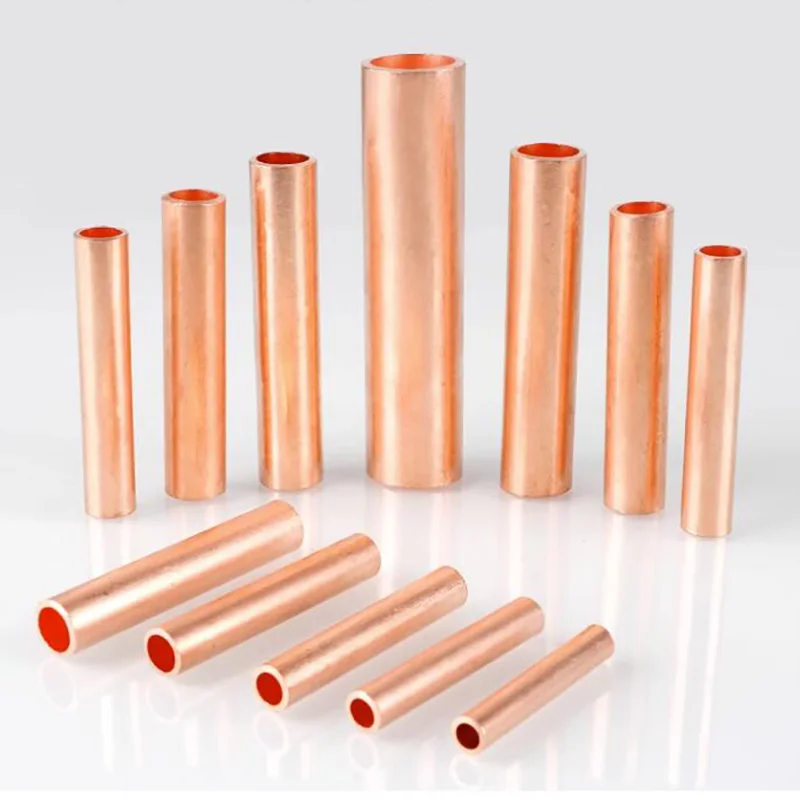 Copper Tube Crimping Terminal Cable Connector Cold Pressed 2.2mm 3mm 3.5mm 4mm 5mm 6mm 7mm 7.5mm 8mm 9mm 10mm 11mm 13mm To 40mm